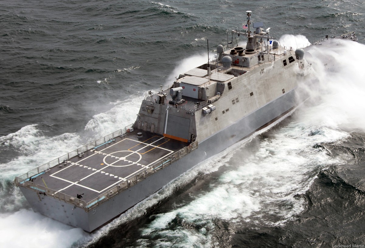 lcs-5 uss milwaukee freedom class littoral combat ship us navy 36 trials lockheed martin