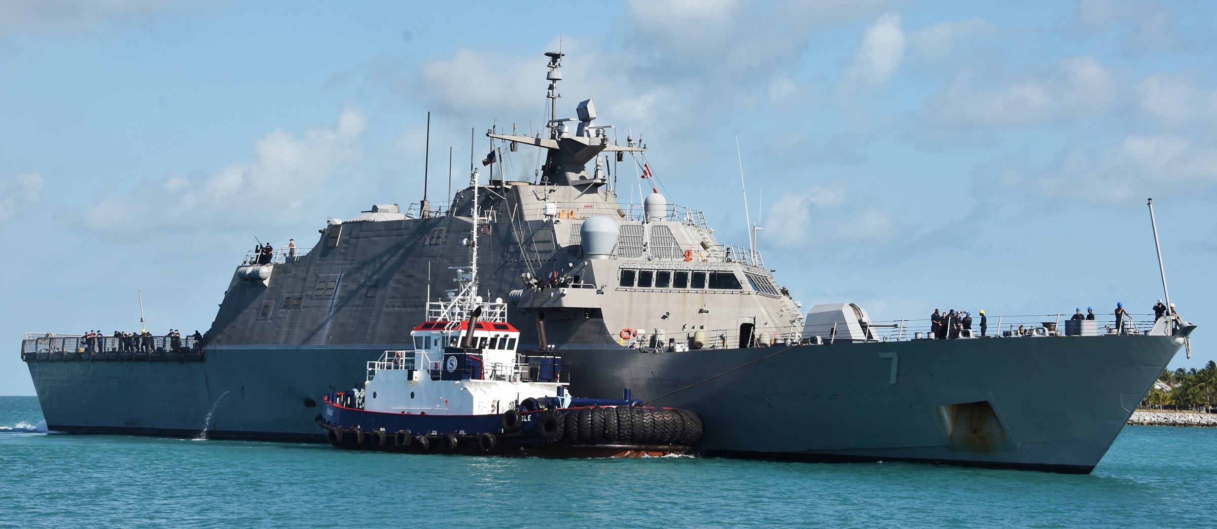 lcs-7 uss detroit freedom class littoral combat ship us navy 43 key west