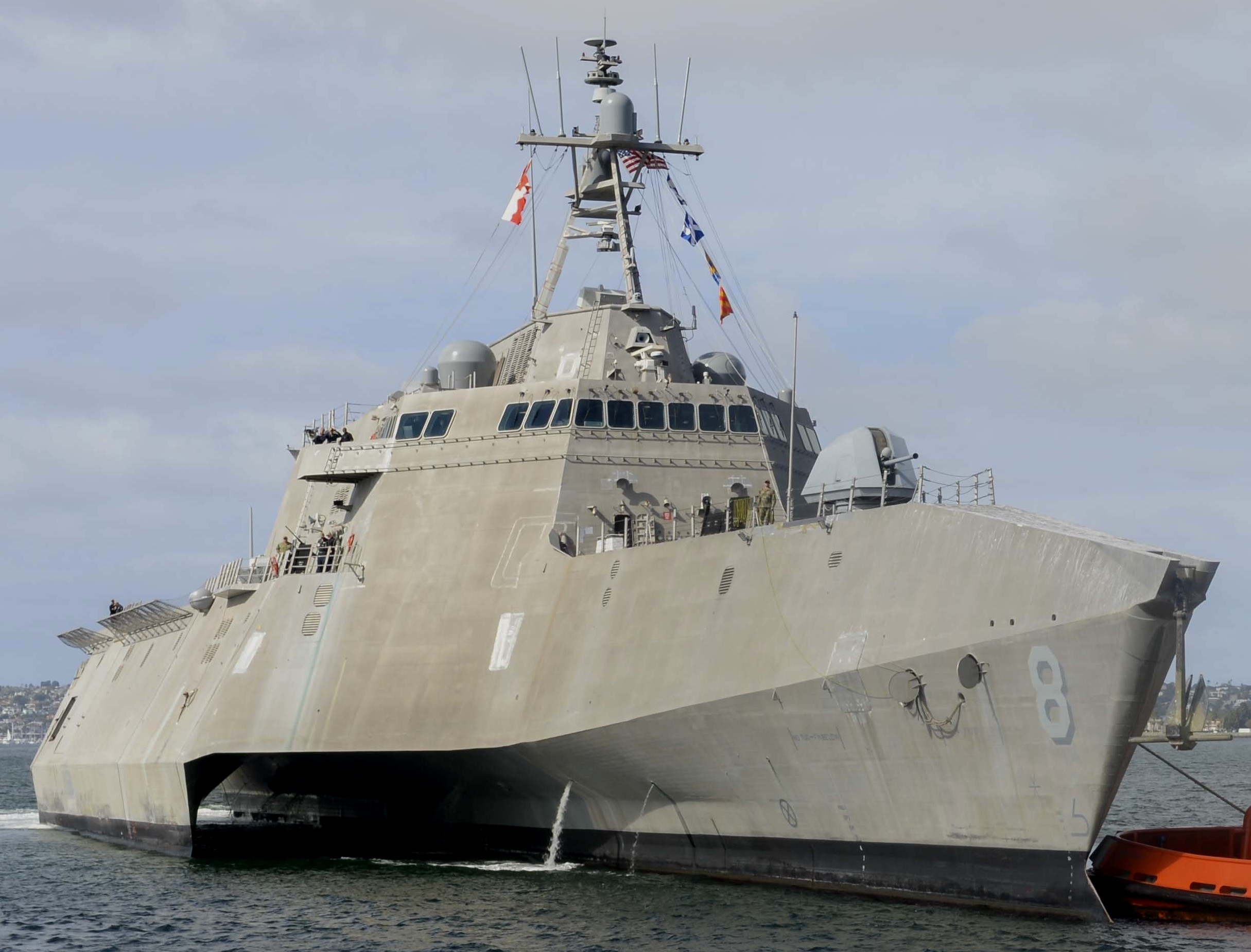 lcs-8 uss montgomery independence class littoral combat ship us navy san diego fleet week 2022 68