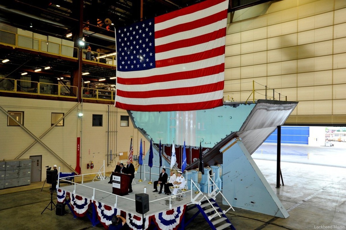 lcs-9 uss little rock freedom class littoral combat ship us navy 37 keel laying ceremony