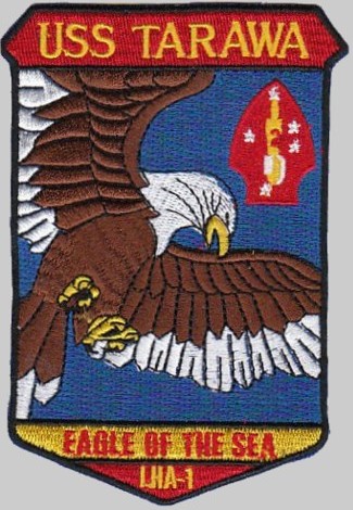 lha-1 uss tarawa insignia crest patch badge amphibious assault ship us navy 02x