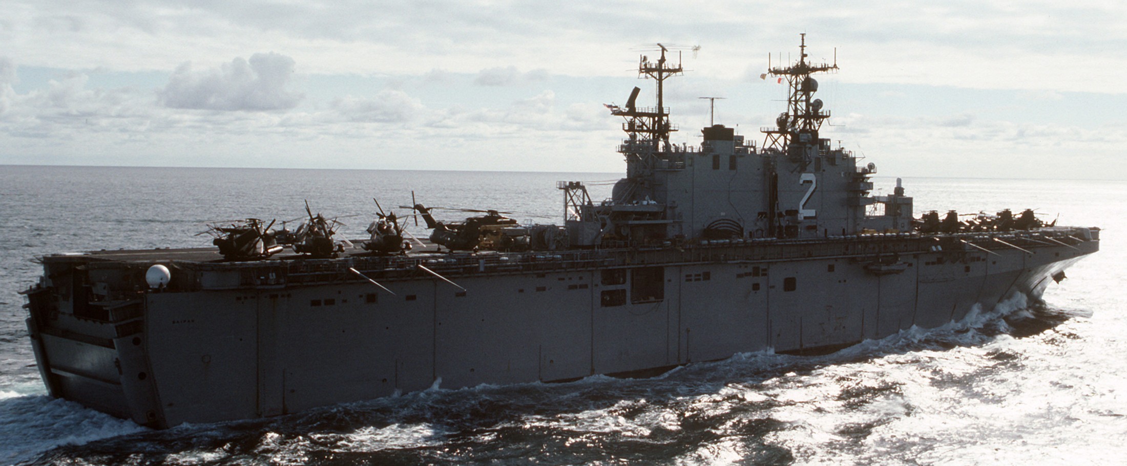 lha-2 uss saipan tarawa class amphibious assault ship us navy 22nd mau hmm-162 usmc nato exercise northern wedding 50