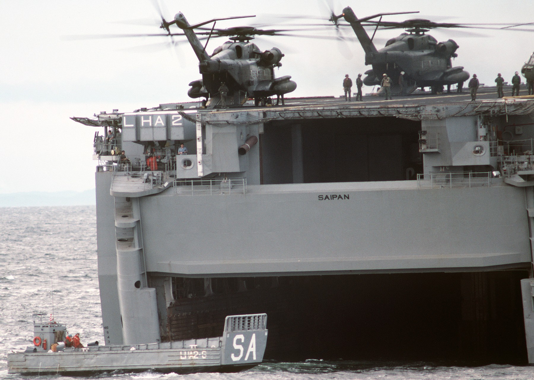 lha-2 uss saipan tarawa class amphibious assault ship us navy 22nd mau hmm-162 usmc nato exercise northern wedding 54