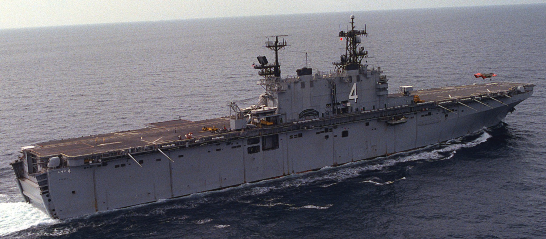 lha-4 uss nassau tarawa class amphibious assault ship us navy 89 ov-10a bronco vmo-1 usmc