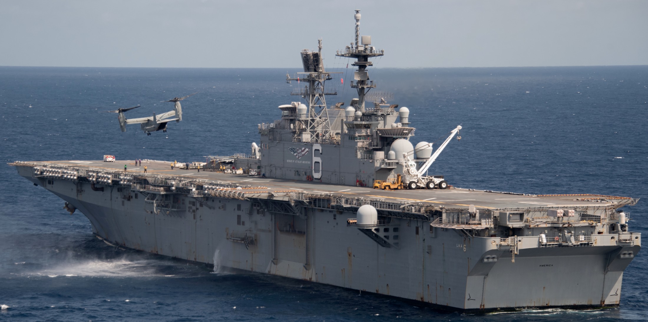 uss america lha-6 amphibious assault ship landing us navy marines 2023 221