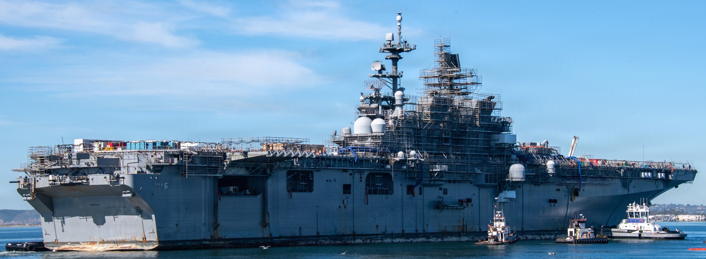 uss america lha-6 amphibious assault ship landing nassco san diego dsra 2026 231