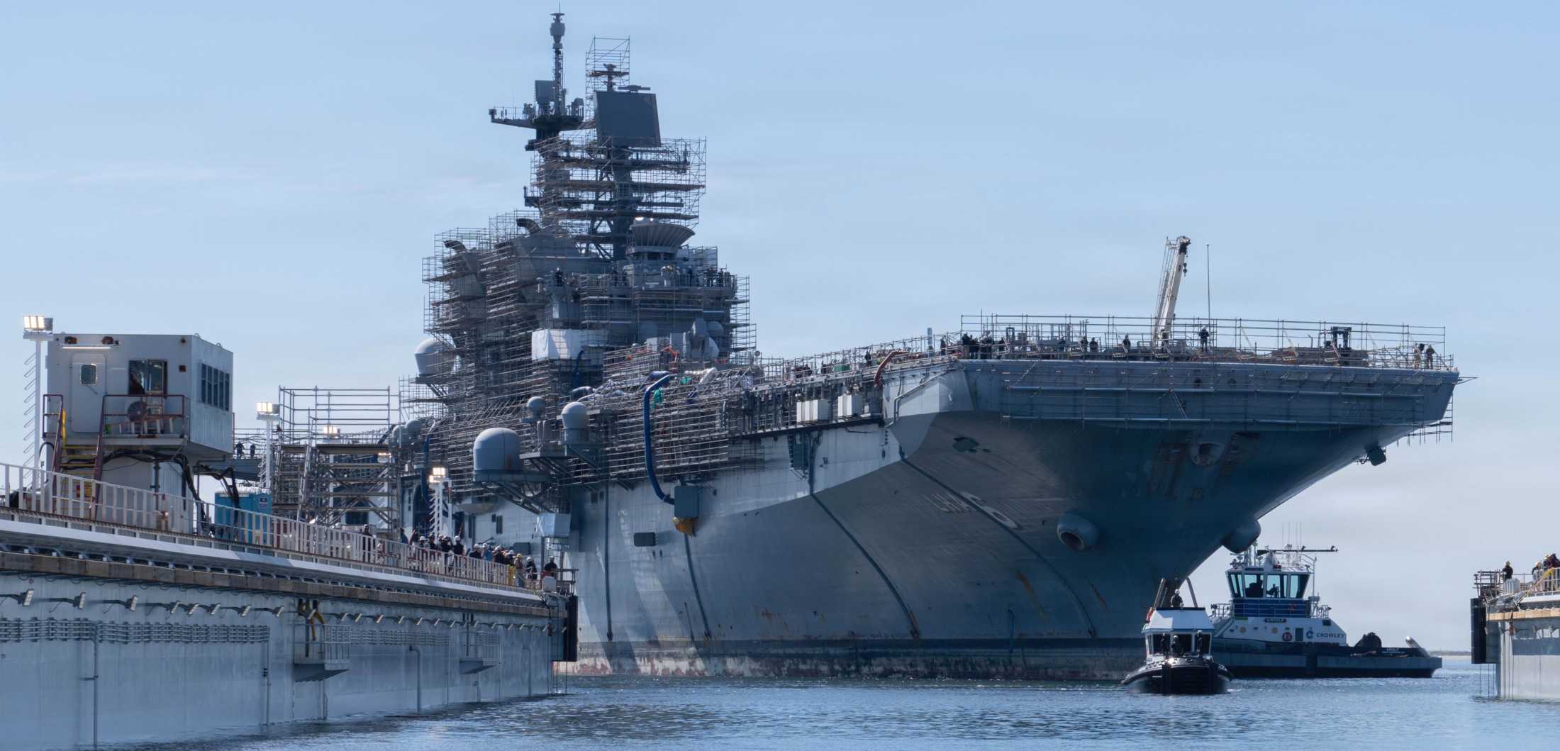 uss america lha-6 amphibious assault ship landing general dynamics nassco san diego dsra 2026 232