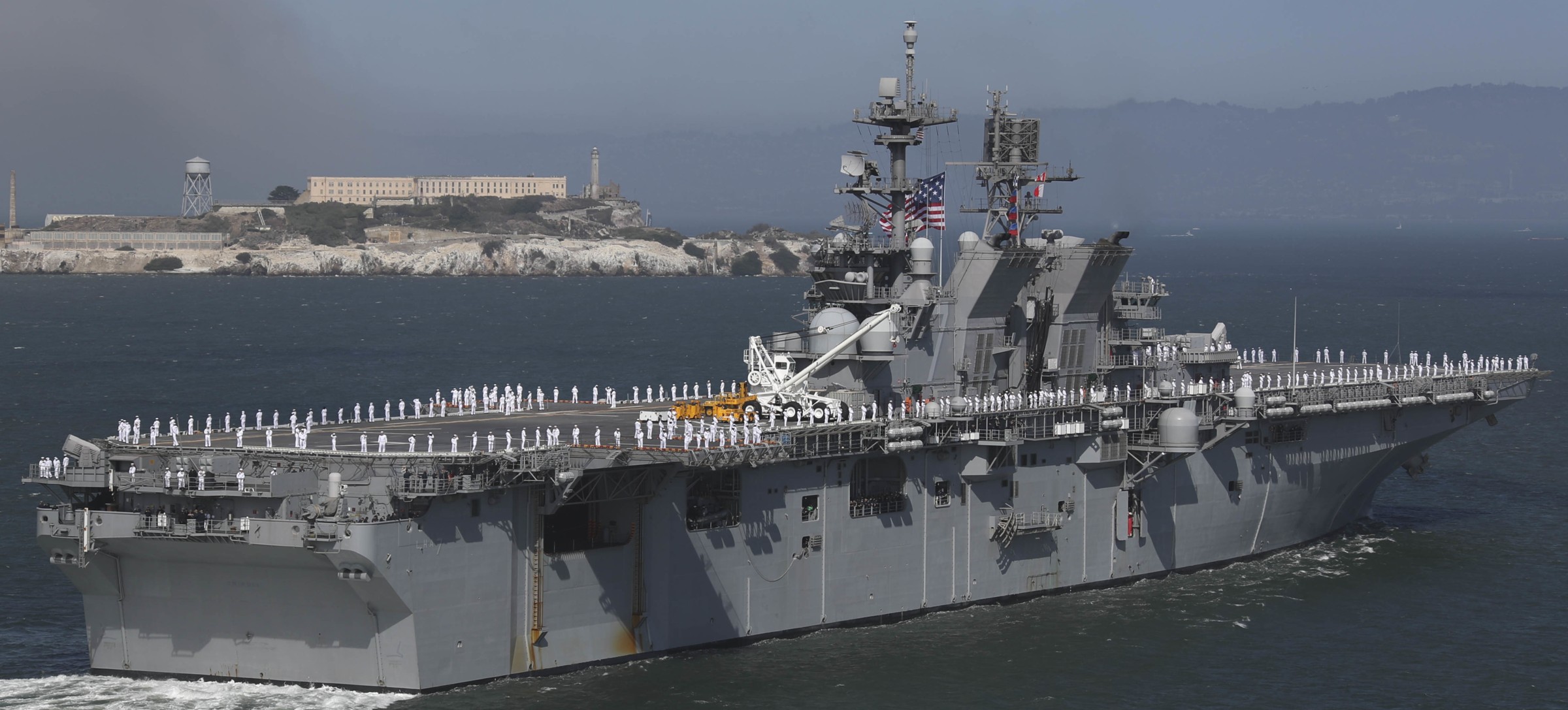 LHA-7 USS Tripoli America class Amphibious Assault Ship Navy