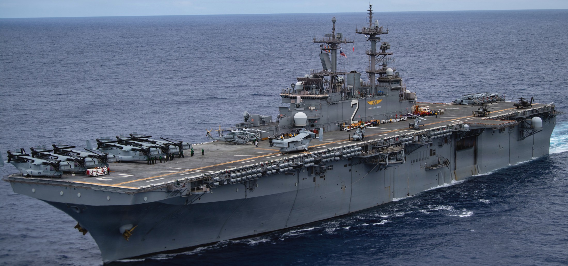 uss essex lhd-2 amphibious assault ship us navy pacific ocean 2026 265