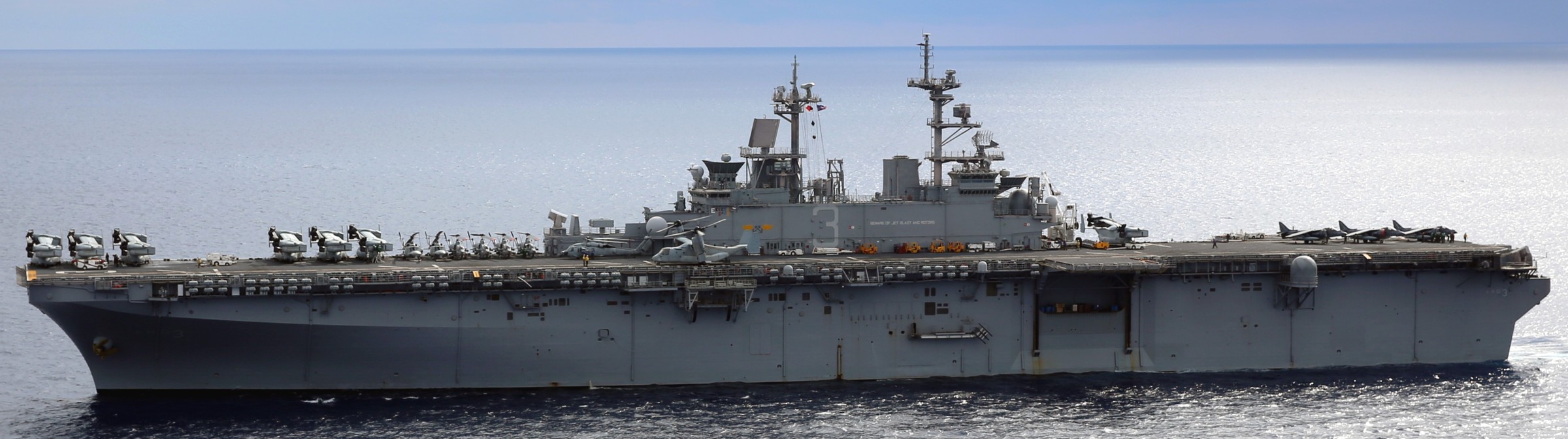 lhd-3 uss kearsarge wasp class amphibious assault ship us navy marines vmm-266 comptuex 94