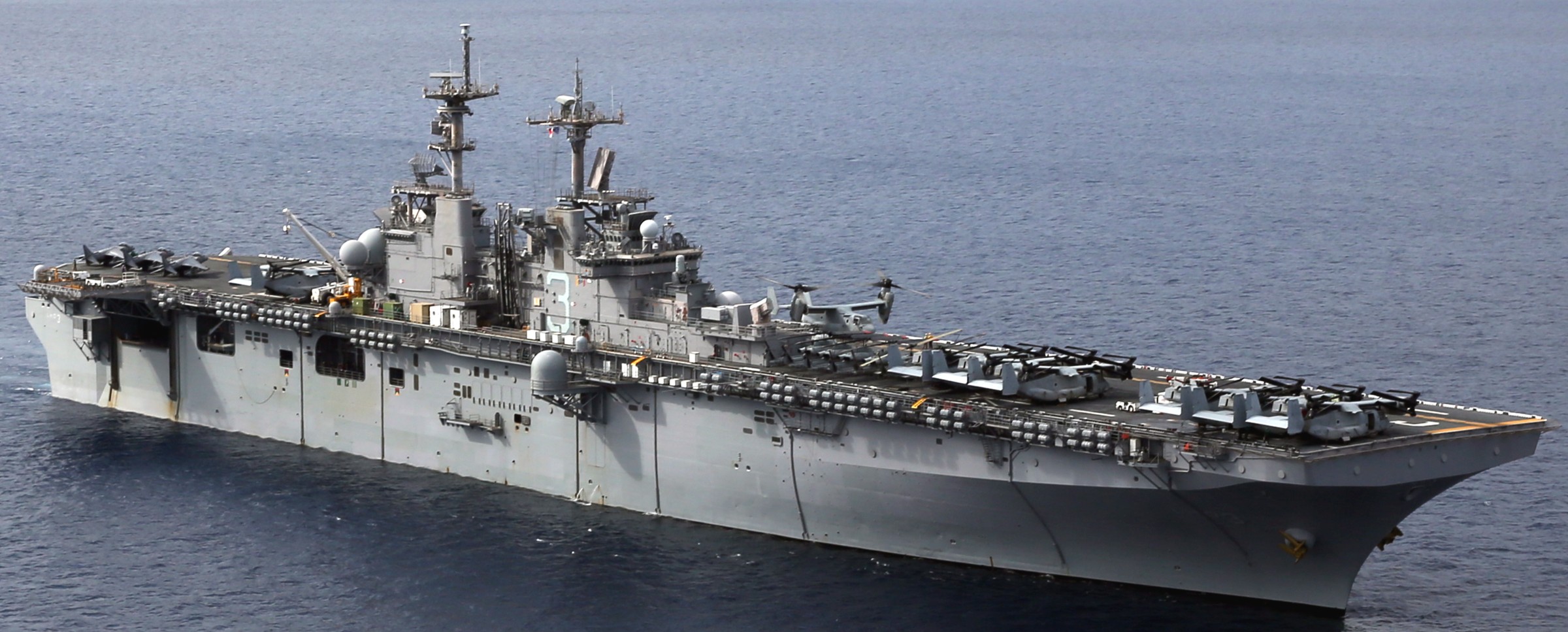 lhd-3 uss kearsarge wasp class amphibious assault ship us navy marines vmm-266 comptuex atlantic 96