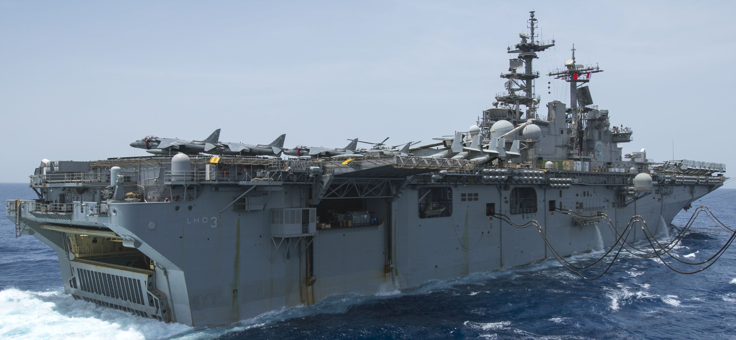 lhd-3 uss kearsarge wasp class amphibious assault ship us navy marines vmm-266 red sea 108