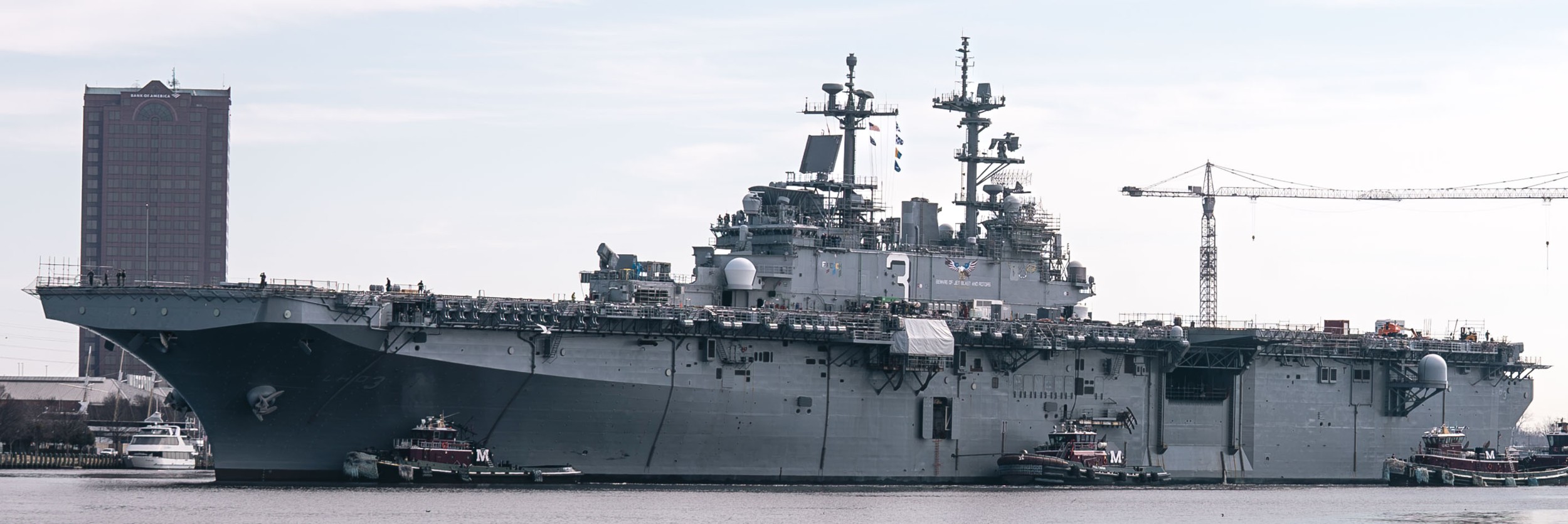 uss kearsarge lhd-3 amphibious assault ship returning norfolk naval station after modernization bae systems 256