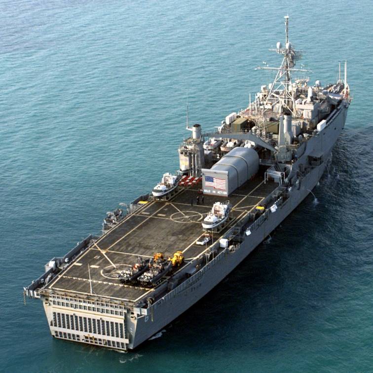 Austin class amphibious transport dock LPD-6 USS Duluth