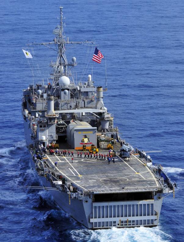 Austin class amphibious transport dock LPD-7 USS Cleveland