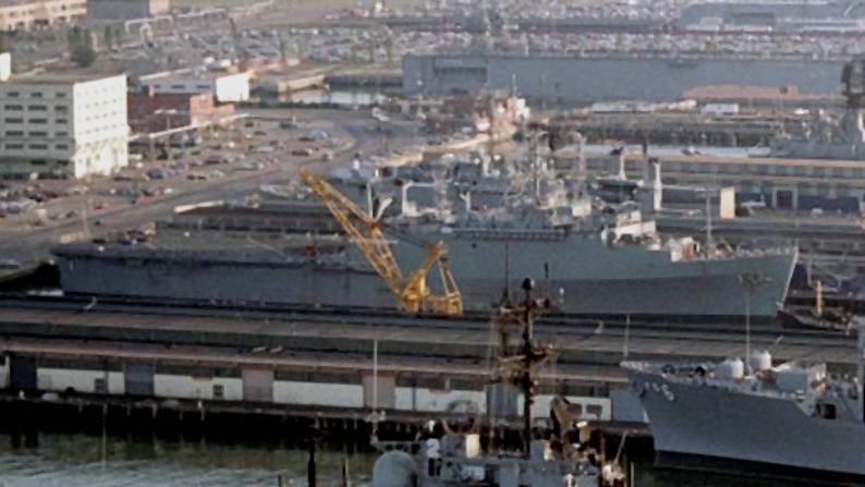 LPD-1 USS Raleigh Norfolk Virginia 1984
