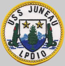 LPD-10 USS Juneau patch crest insignia