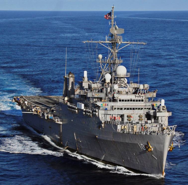 LPD-10 USS Juneau East China Sea 2008