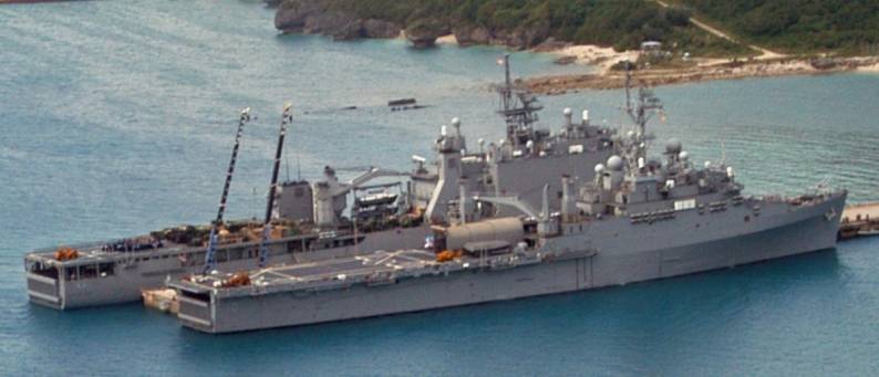LPD-10 USS Juneau LSD-43 USS Fort McHenry White Beach Okinawa Japan