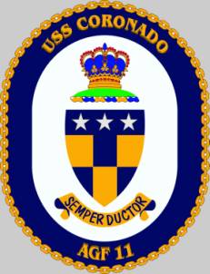 AGF-11 USS Coronado patch crest insignia