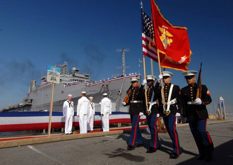 LPD-12 USS Shreveport decommissioning ceremony September 26 2007 Norfolk