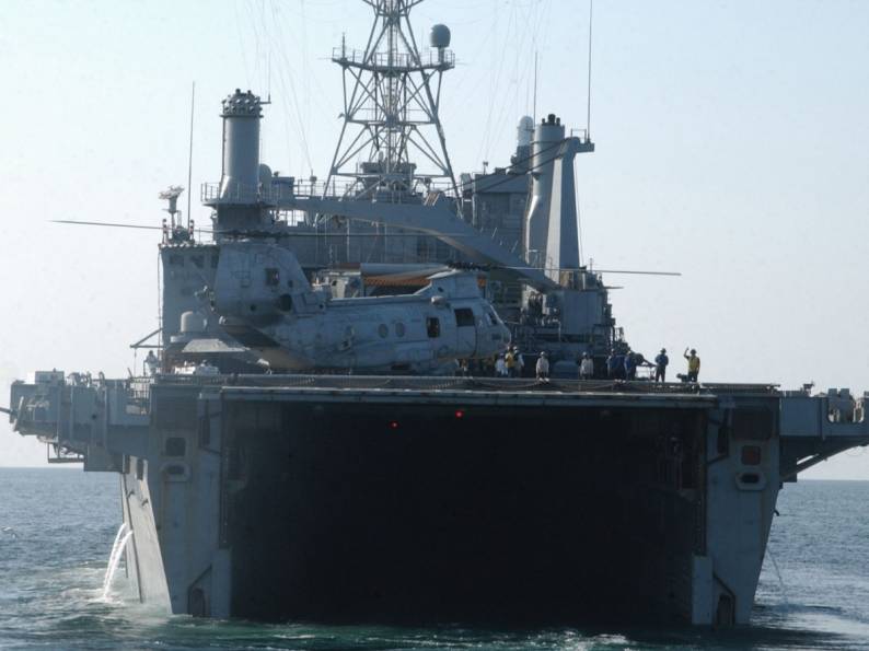 LPD-12 USS Shreveport operation enduring freedom february 2002