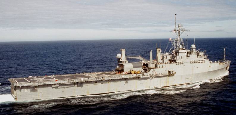 USS Shreveport LPD-12 off the coast of Norway 1995