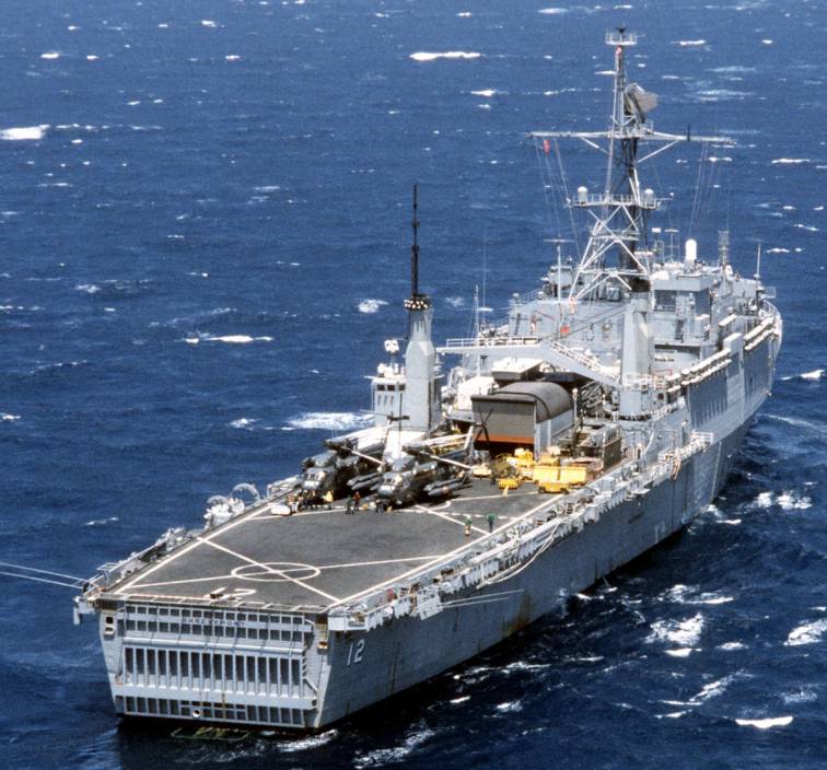 LPD-12 USS Shreveport operation Intense Look Egypt 1984