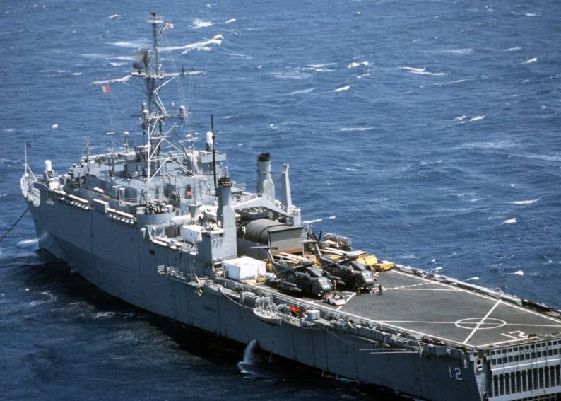 USS Shreveport LPD-12 operation intense look 1984 egypt