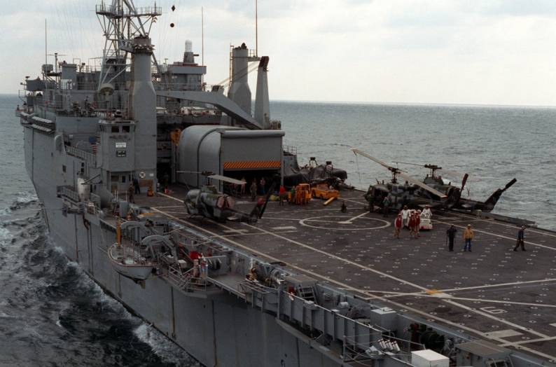 LPD-13 USS Nashville underway 1991