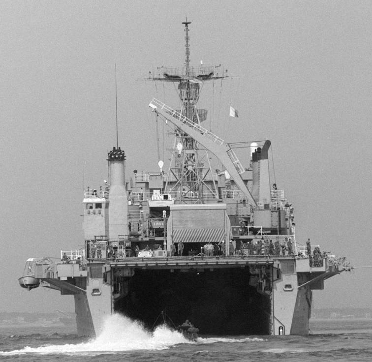 LPD-14 USS Trenton exercise Solid Shield 1987