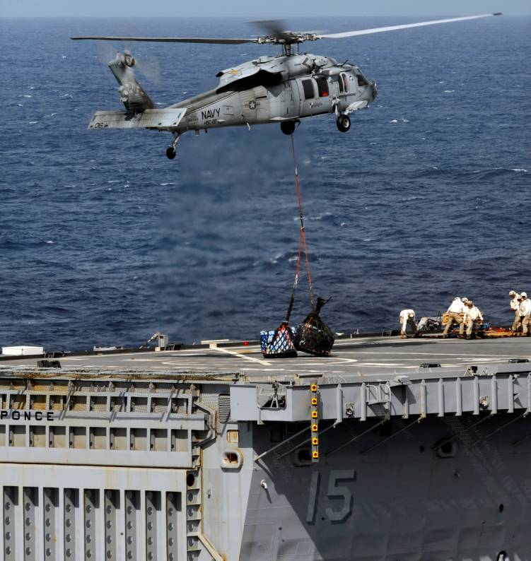 LPD-15 USS Ponce replenishment