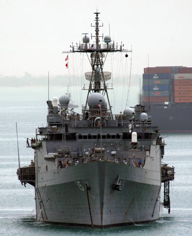 LPD-15 USS Ponce Suez Canal 2005