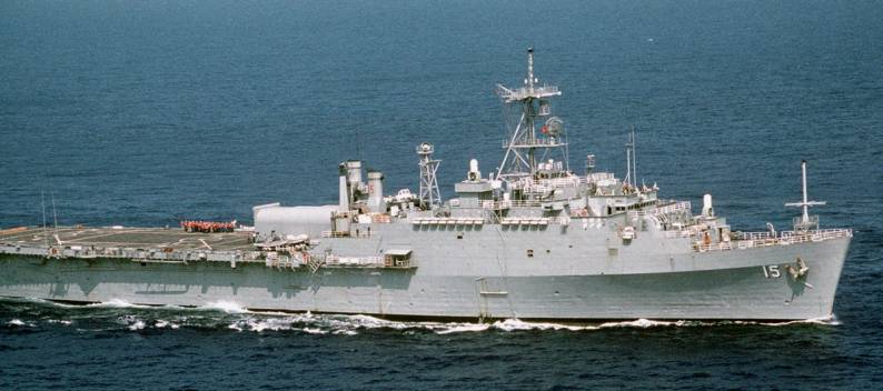 LPD-15 USS Ponce underway 1991