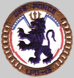 LPD-15 USS Ponce patch crest insignia