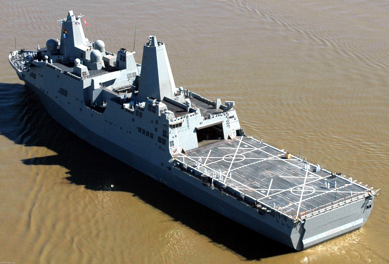 lpd-18 uss new orleans san antonio class amphibious transport dock landing ship 70
