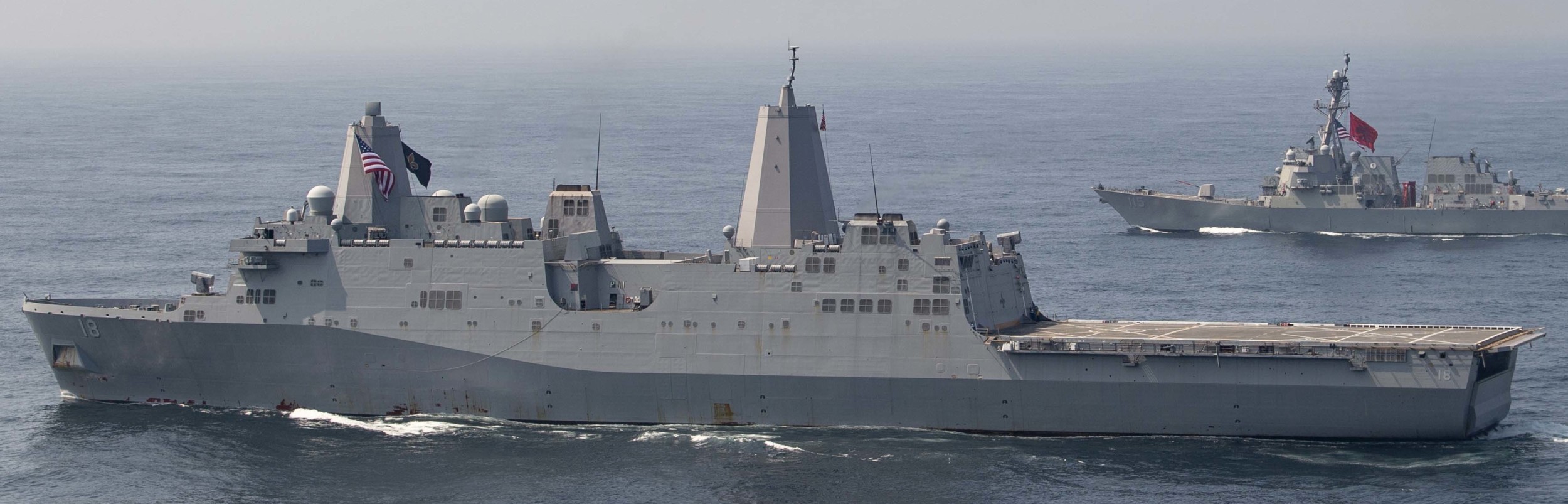 lpd-18 uss new orleans san antonio class amphibious transport dock landing ship us navy 83