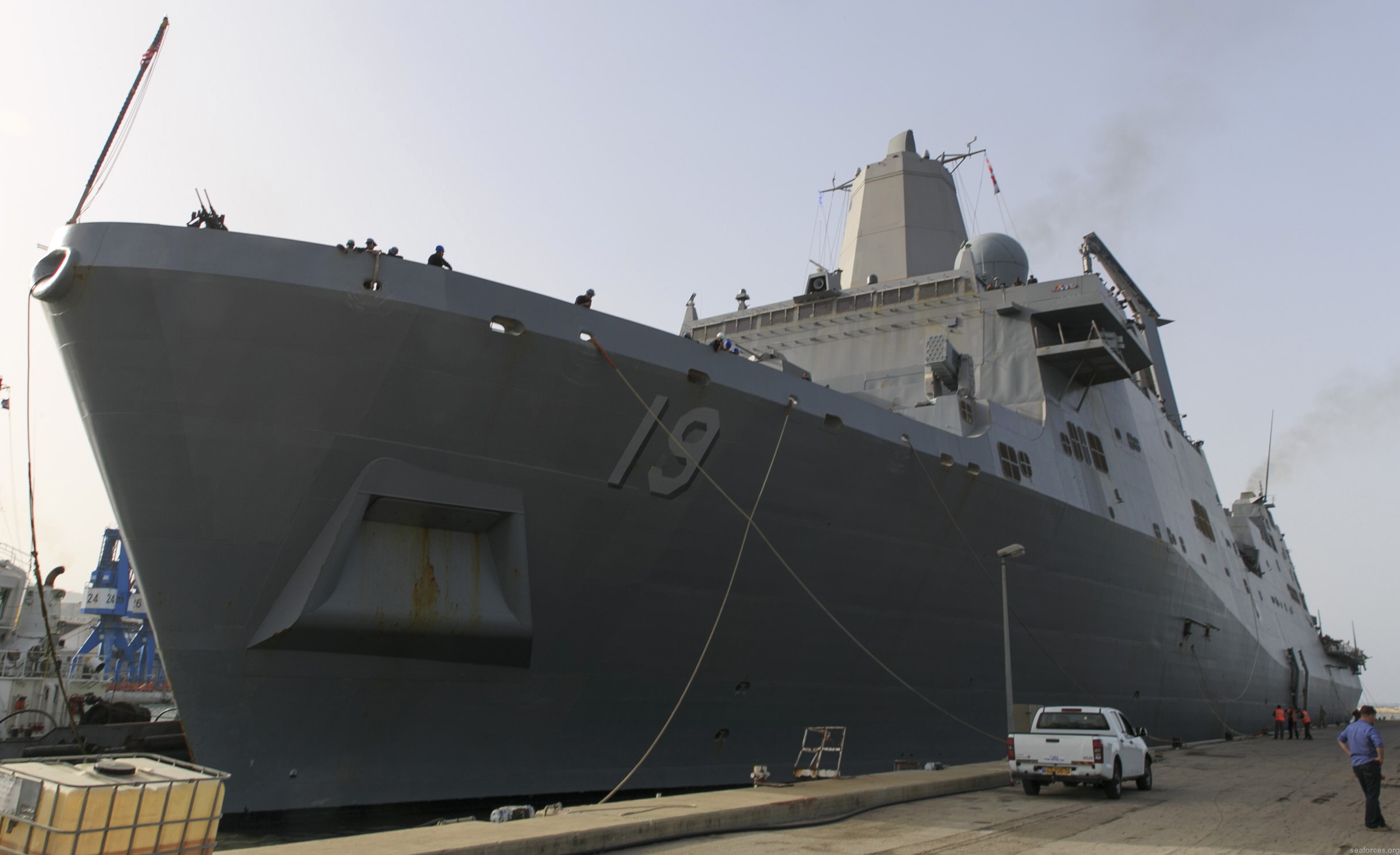 lpd-19 uss mesa verde san antonio class amphibious transport dock 61 haifa israel