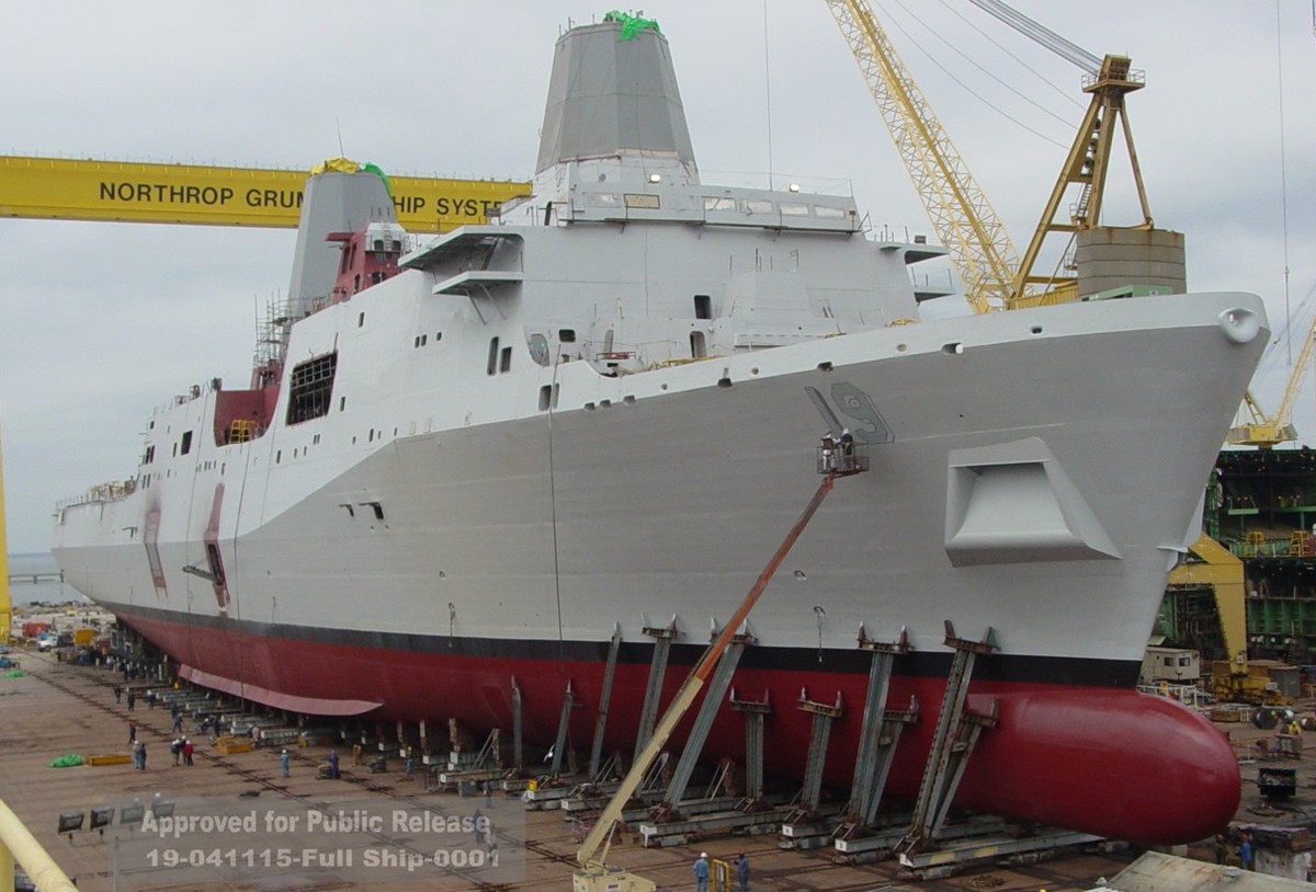 lpd-19 uss mesa verde san antonio class amphibious transport dock 73 northrop grumman ingalls shipbuilding