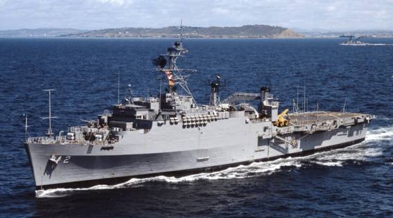 LPD-2 USS Vancouver Raleigh class amphibious transport dock landing ship New York Naval Shipyard Brooklyn US Navy