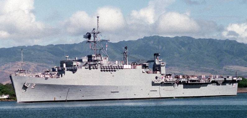 LPD-2 USS Vancouver Raleigh class amphibious transport dock landing ship