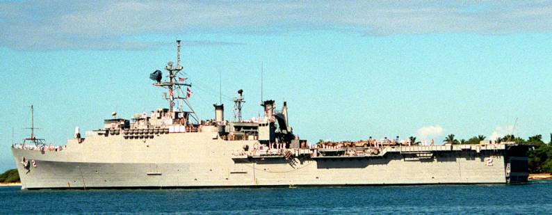 USS Vancouver LPD-2 Pearl Harbor Hawaii 1991