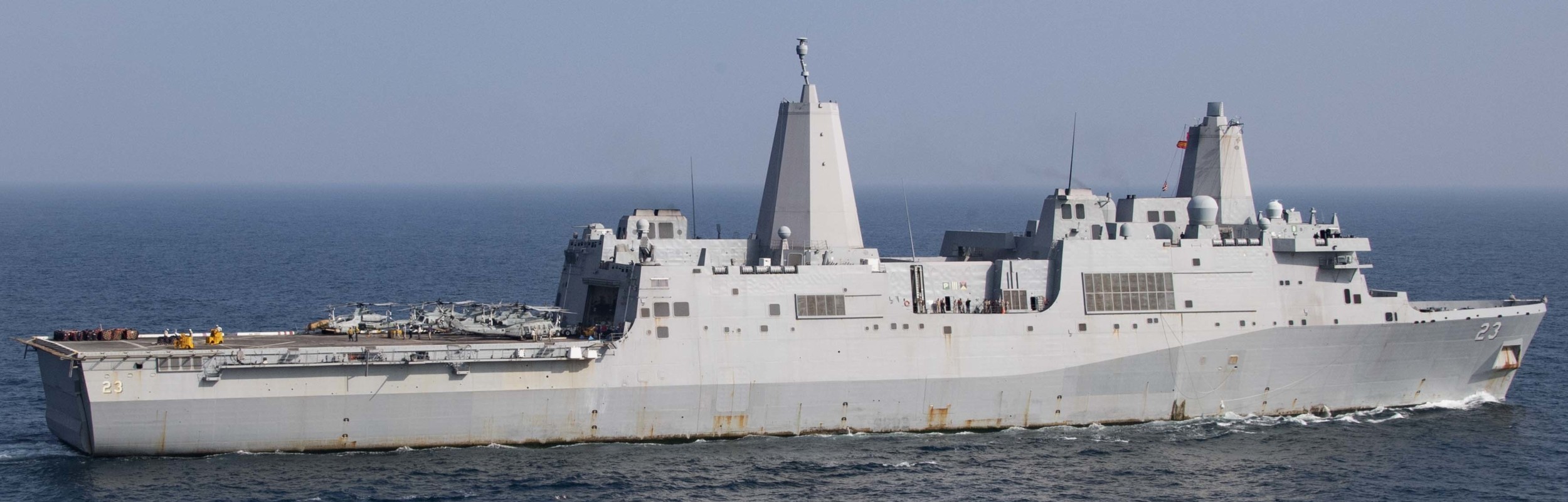 lpd-23 uss anchorage san antonio class amphibious transport dock landing ship us navy arabian sea 03
