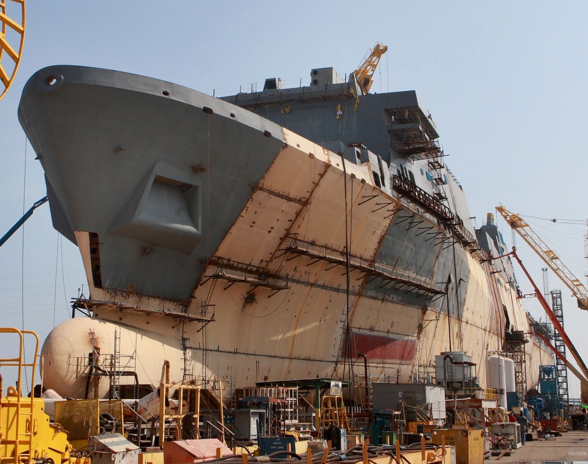 lpd-23 uss anchorage san antonio class amphibious transport dock ship navy 74 construction ingalls avondale