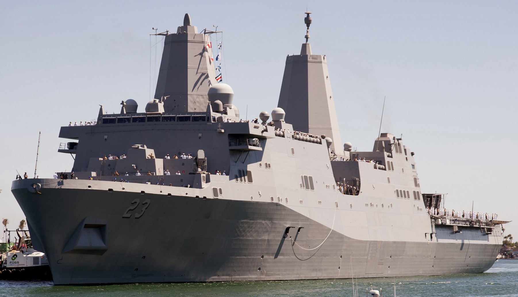 lpd-23 uss anchorage san antonio class amphibious transport dock landing ship us navy los angeles fleet week 88