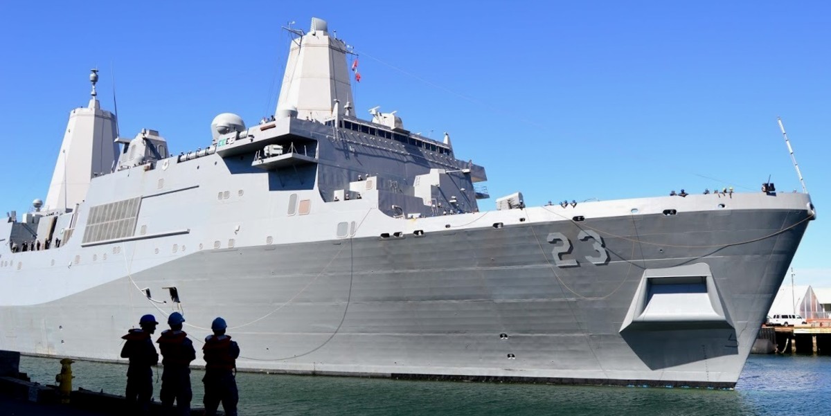 lpd-23 uss anchorage san antonio class amphibious transport dock landing ship us navy san diego 100