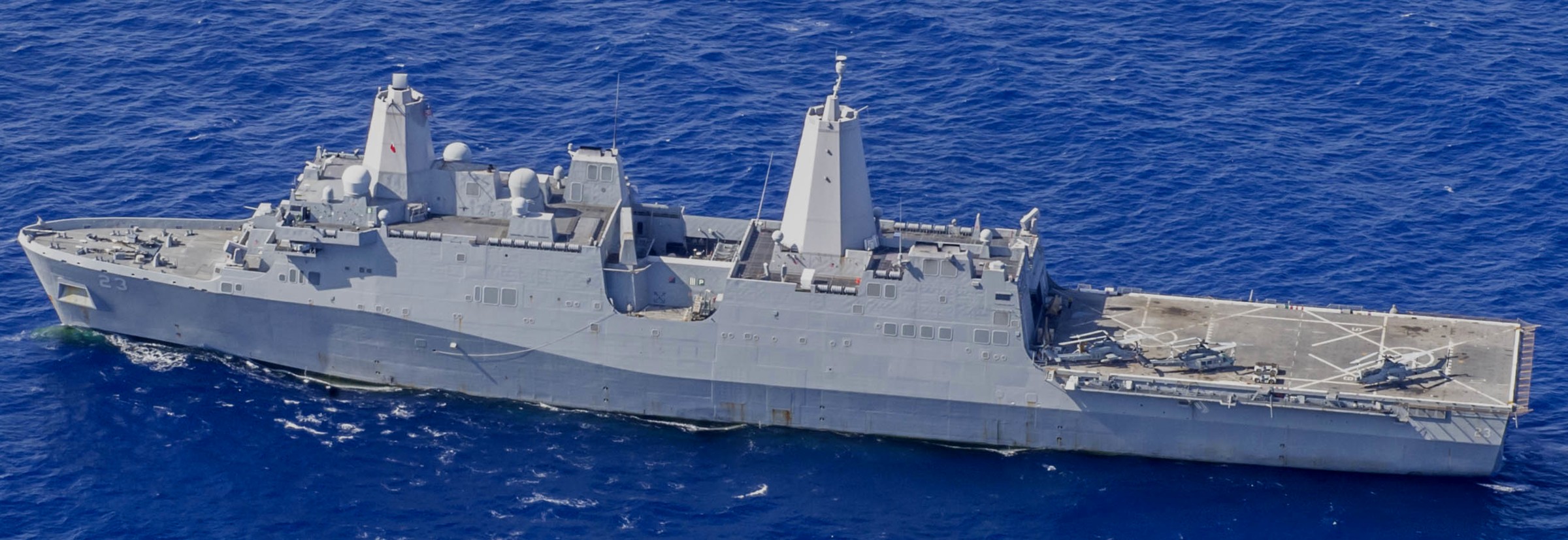 lpd-23 uss anchorage san antonio class amphibious transport dock landing ship us navy mediterranean sea 111