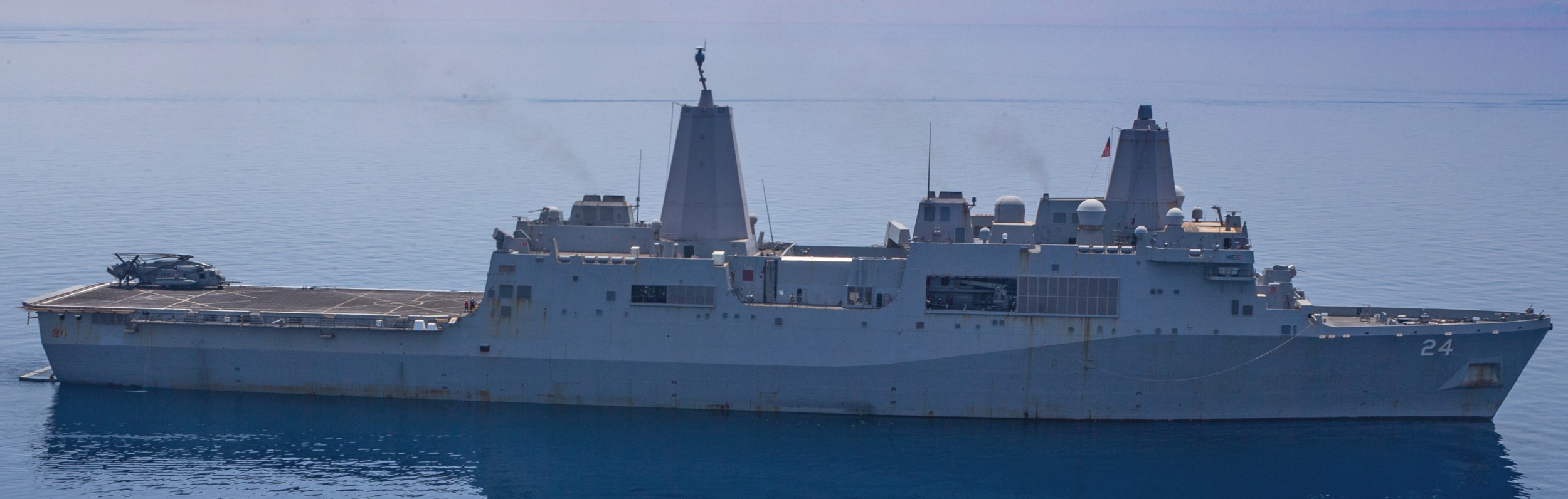 lpd-24 uss arlington amphibious transport dock landing ship us navy aegean sea 133