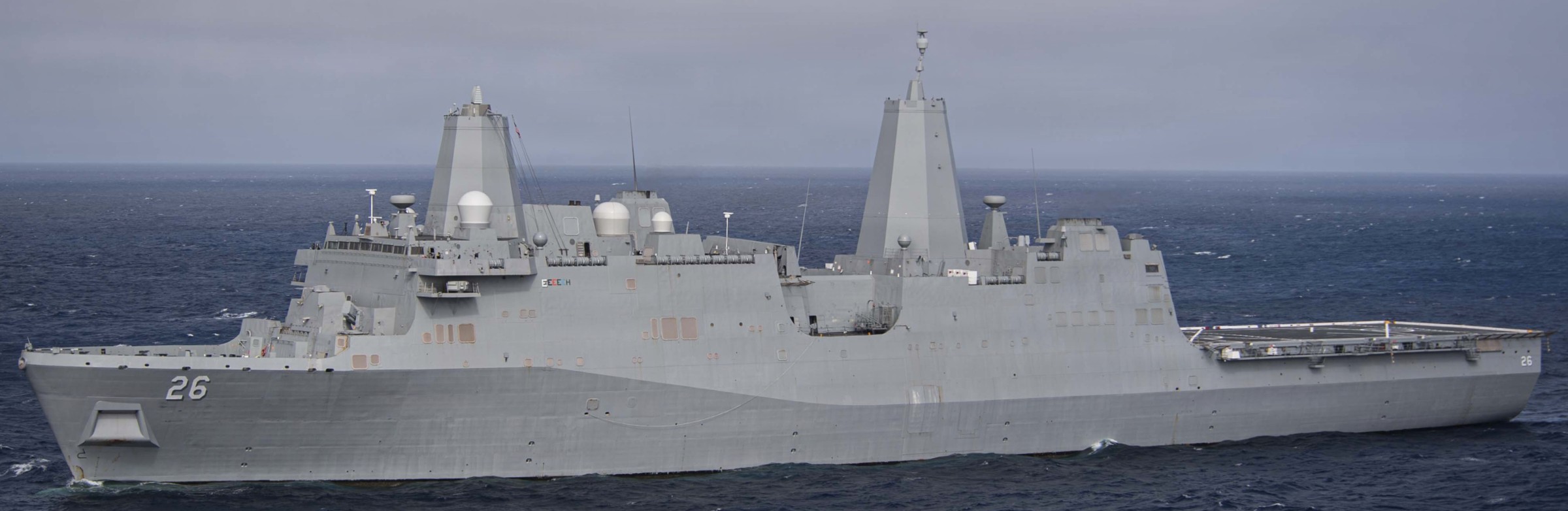 uss john p. murtha lpd-26 san antonio class amphibious transport dock landing ship pacific ocean 2026 63