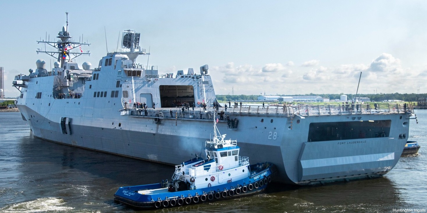 lpd-28 uss fort lauderdale san antonio class amphibious transport dock landing ship platform us navy 10